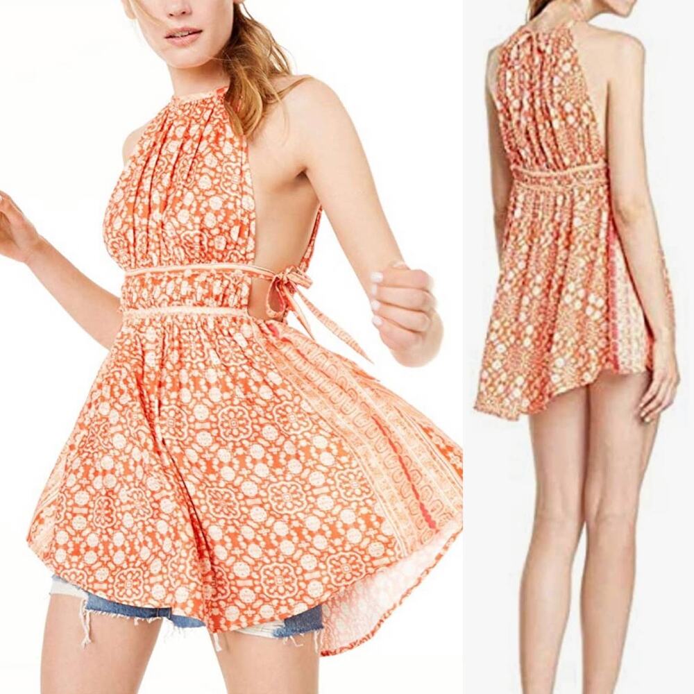 Free People Midsummer Day Mini Dress Size Medium
